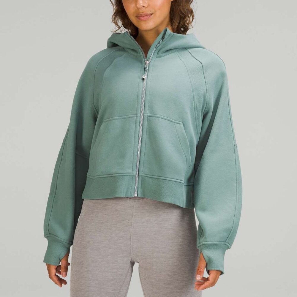 Lululemon Full Zip Oversized Scuba XS/S Tidewater Teal